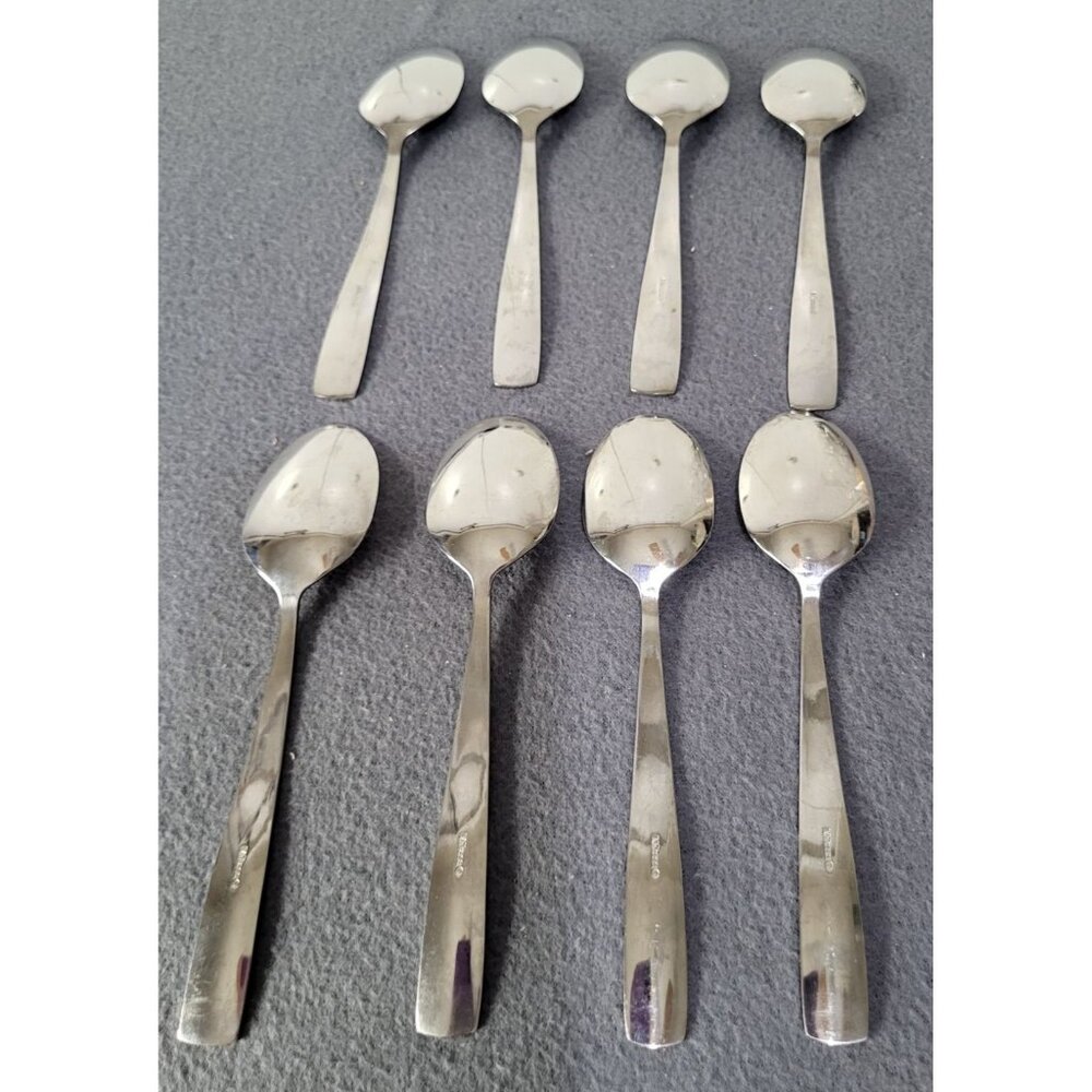 Mikasa Teaspoons 6.5" Stainless Steel Modern Classic Set of 8 - Picture 2 of 7